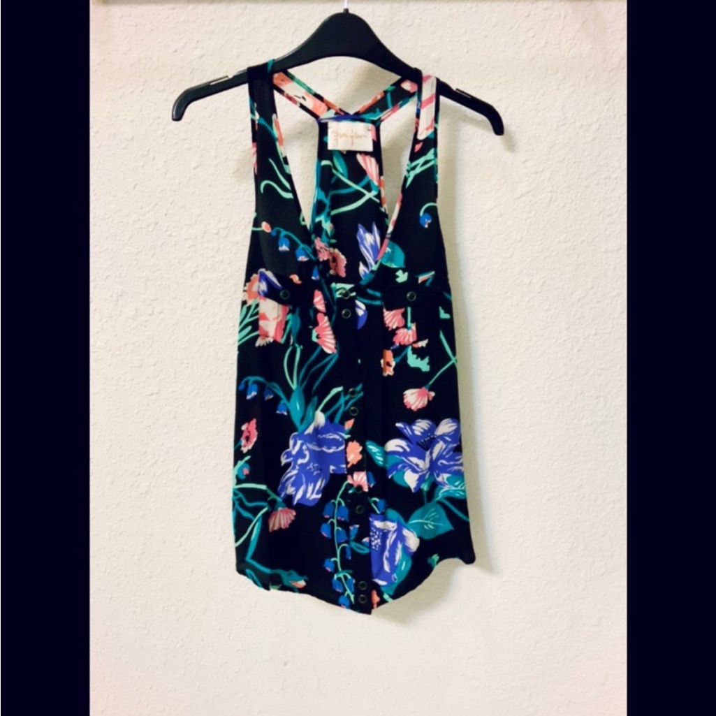 Yumi Kim Floral Silk Top